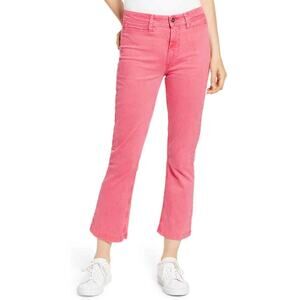 PAIGE Vibrant Pink Boot Cut Jeans